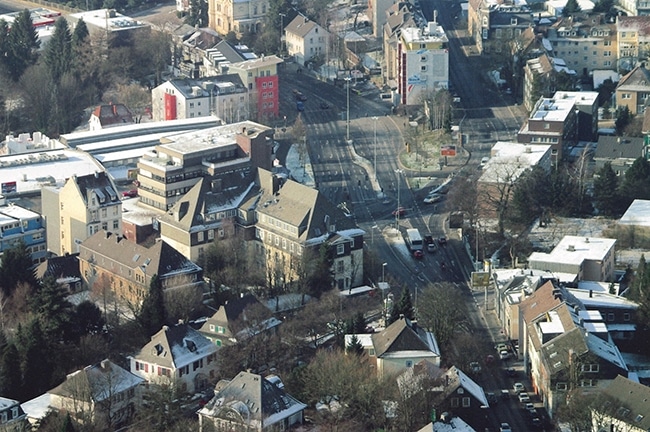 Perspektivwechsel Kreuzung Amtsgericht