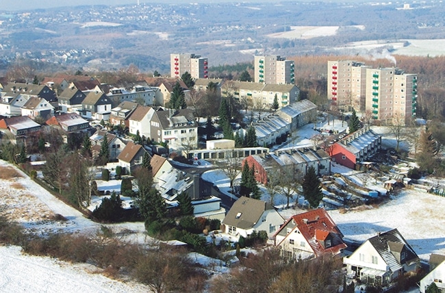 Hohenhagen mit seiner abwechslungsreichen Bebauung