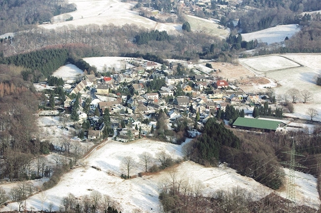 Ortschaft Westen zwischen Remscheid und Wuppertal-Ransdorf